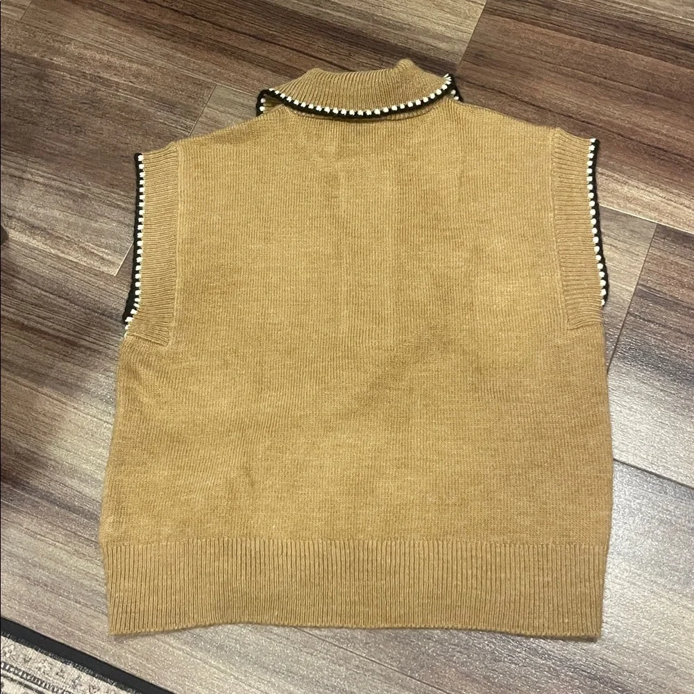 NWT Maeve Sleeveless Collared Sweater Vest - Picture 7 of 7